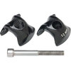 Ritchey Single Bolt Adapter für Sattelstütze Alu für Carbon Rails 7x9,6mm, Selle Italia   Schwarz, Silber