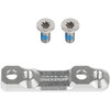 Trickstuff Flatmount Adapter 140/160 - 160/180 hinten Silber inkl. Titanschrauben  Silber