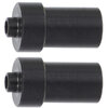 Unior Adapter für Steckachsen 20  Schwarz 46 mm