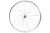 Laufrad hinten 28  622x19 Alu 135mm V-Brake Leerlauf MF/QR silber 